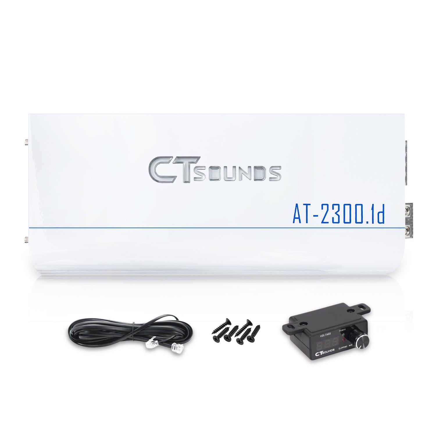 ATv2-2300.1d - 2500W RMS Monoblock Car Amplifier