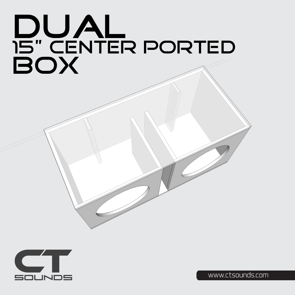 CT Dual 15 Inch Subwoofer Box – CT SOUNDS