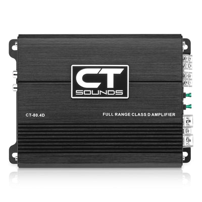 CT-80.4D // 480 Watts RMS 4-Channel Car Audio Amplifier