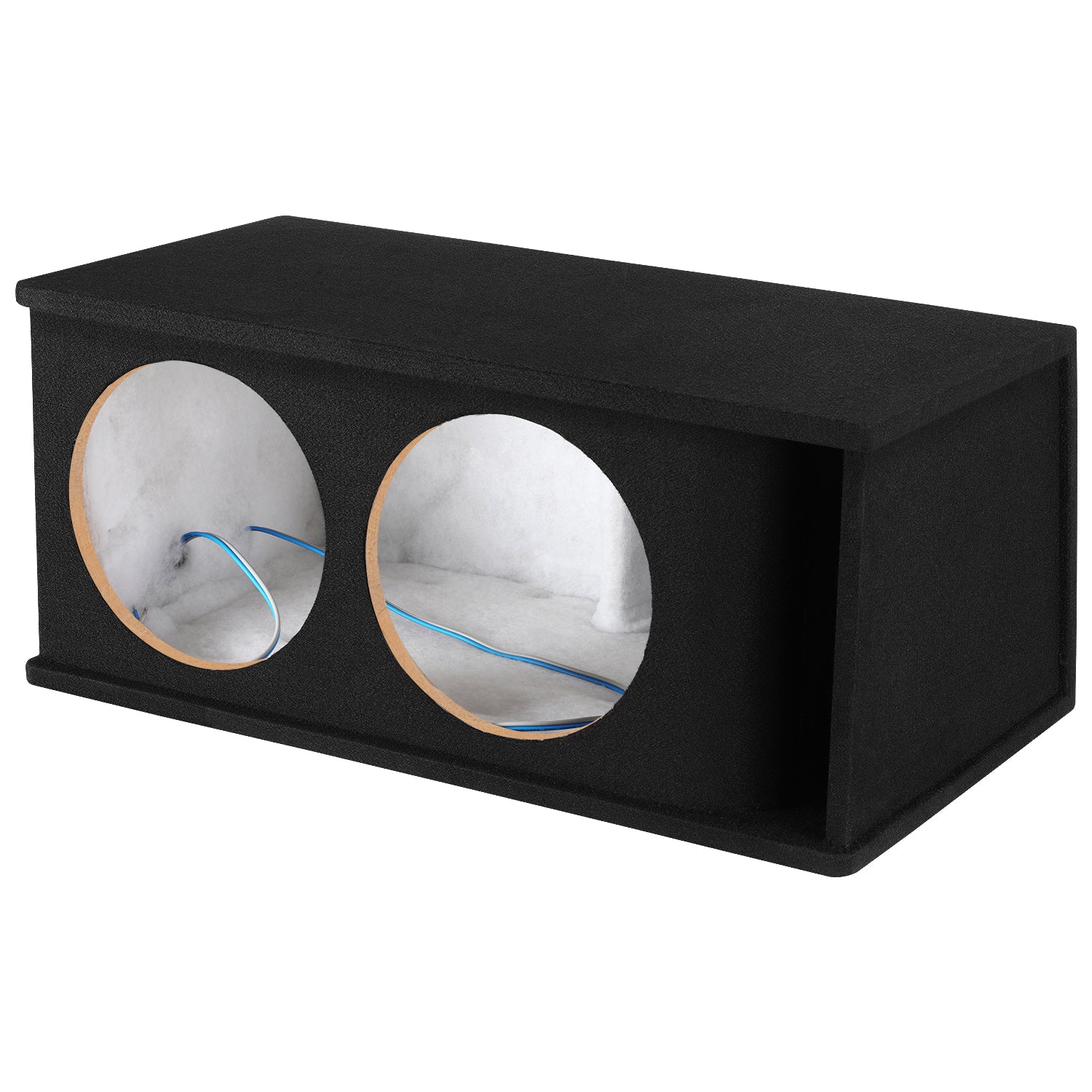 2 Sub Box CT2X12 - Dual 12” Ported Car Subwoofer Box