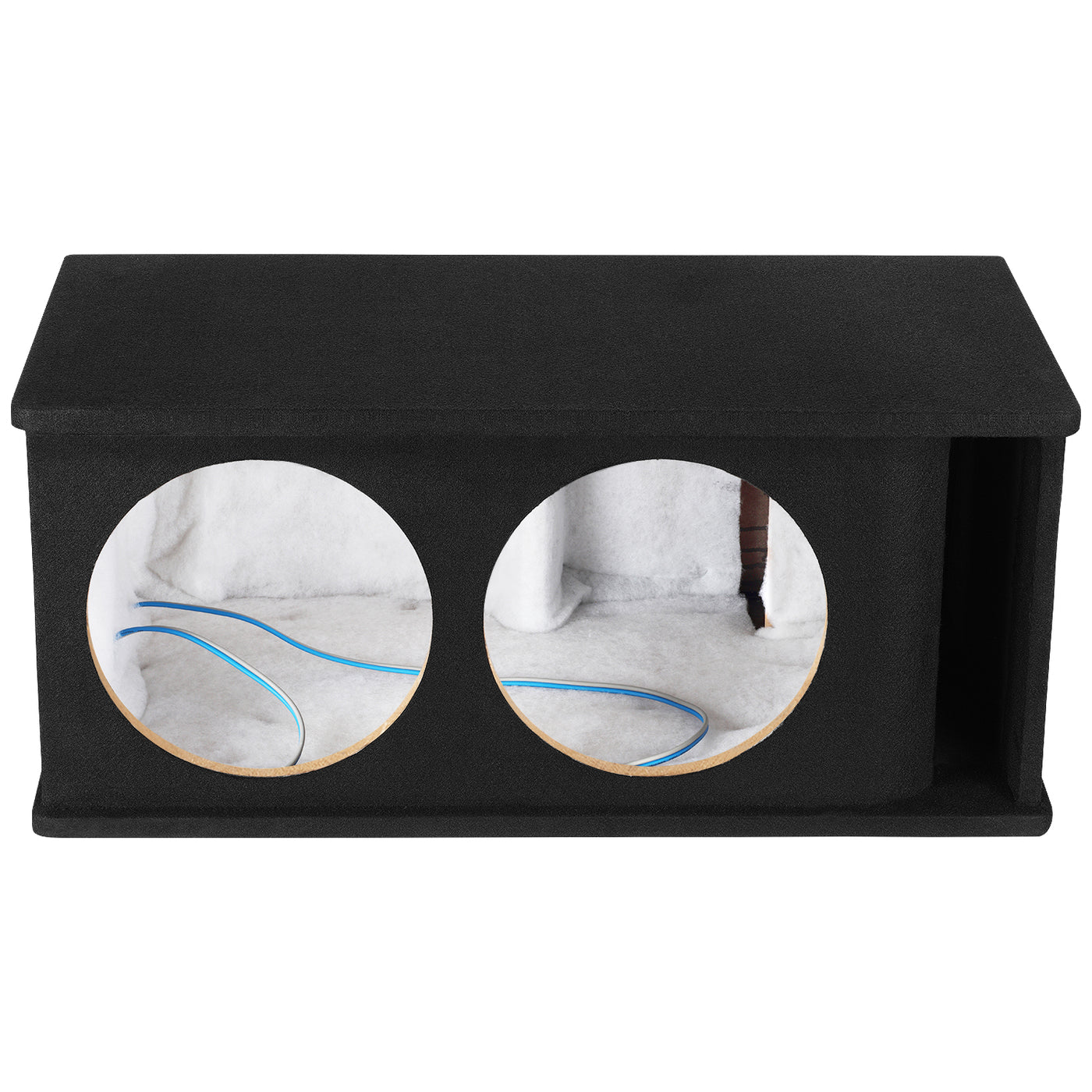 2 Sub Box CT2X12 - Dual 12” Ported Car Subwoofer Box