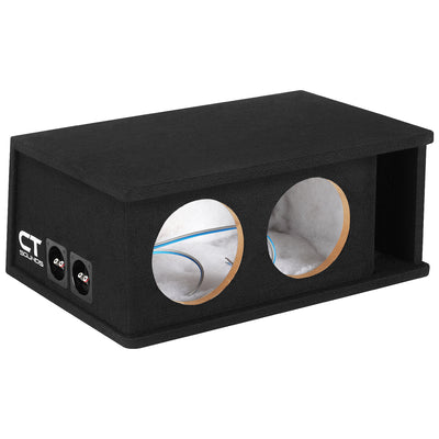 CT2X8 // Dual 8” Kerf Port Universal Car Subwoofer Box