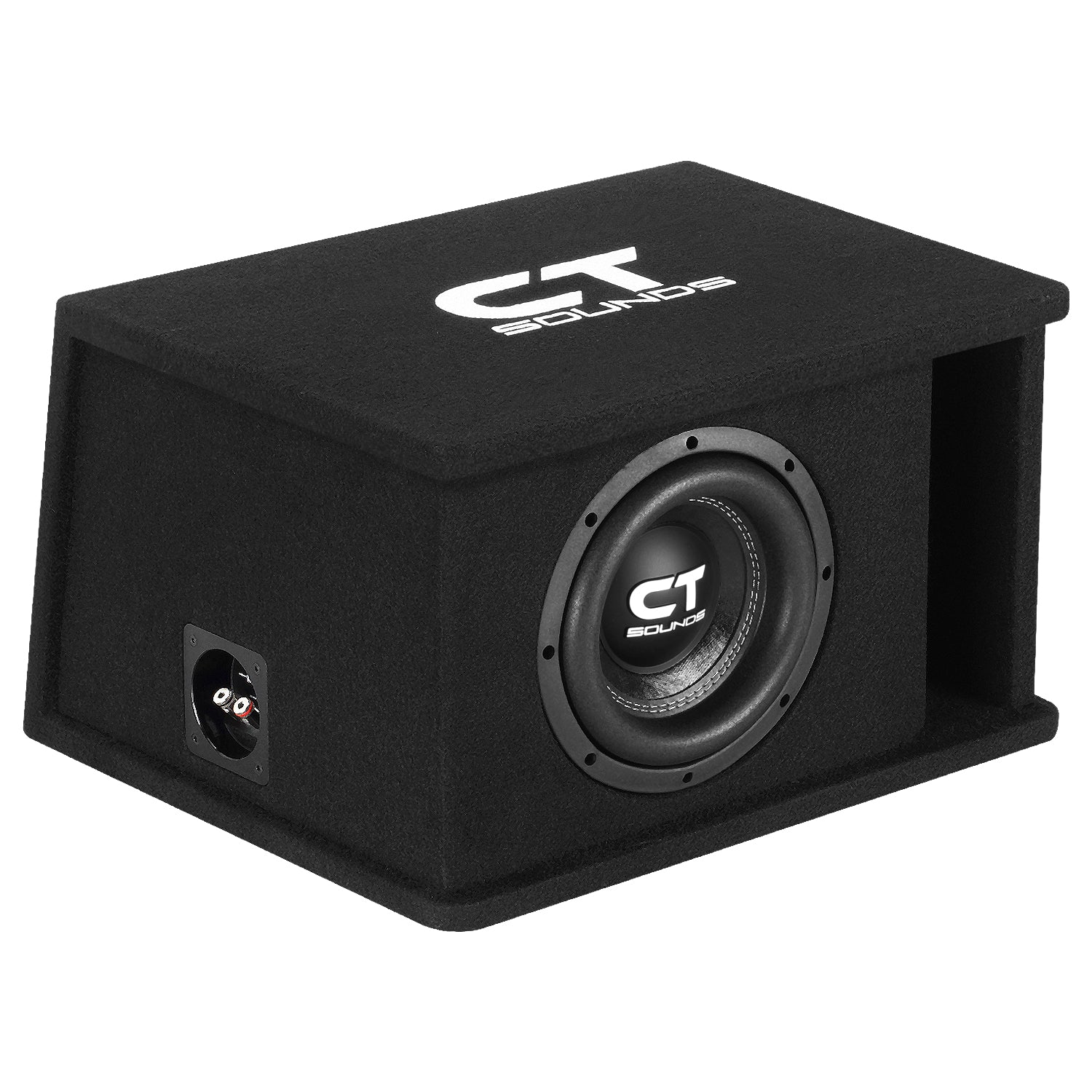 Single 8” 800W Complete Bass Package w/ Subwoofer Box and