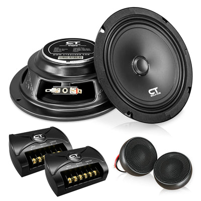 TROPO-6-5-COM // 6.5” 160 Watt 2-Way Shallow Component Speaker Set