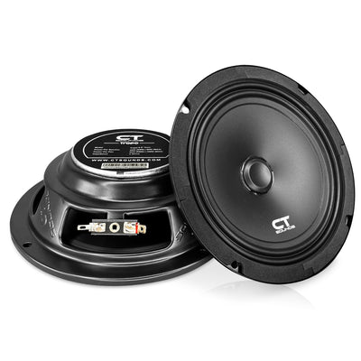 TROPO-6-5-COM // 6.5” 160 Watt 2-Way Shallow Component Speaker Set