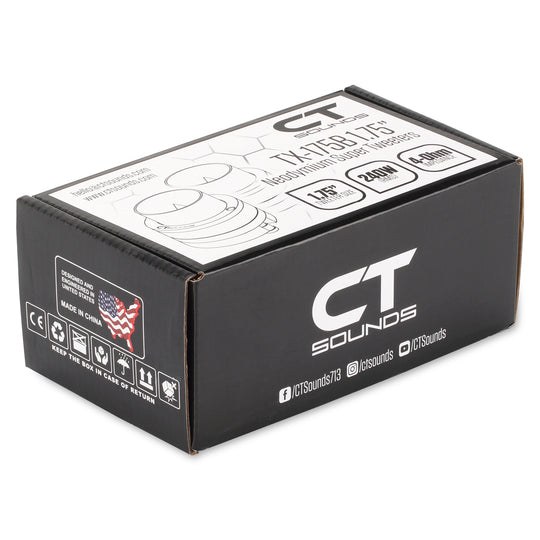 TX-175B // 1.75” 480-Watt Neodymium Super Tweeters, Pair – CT SOUNDS