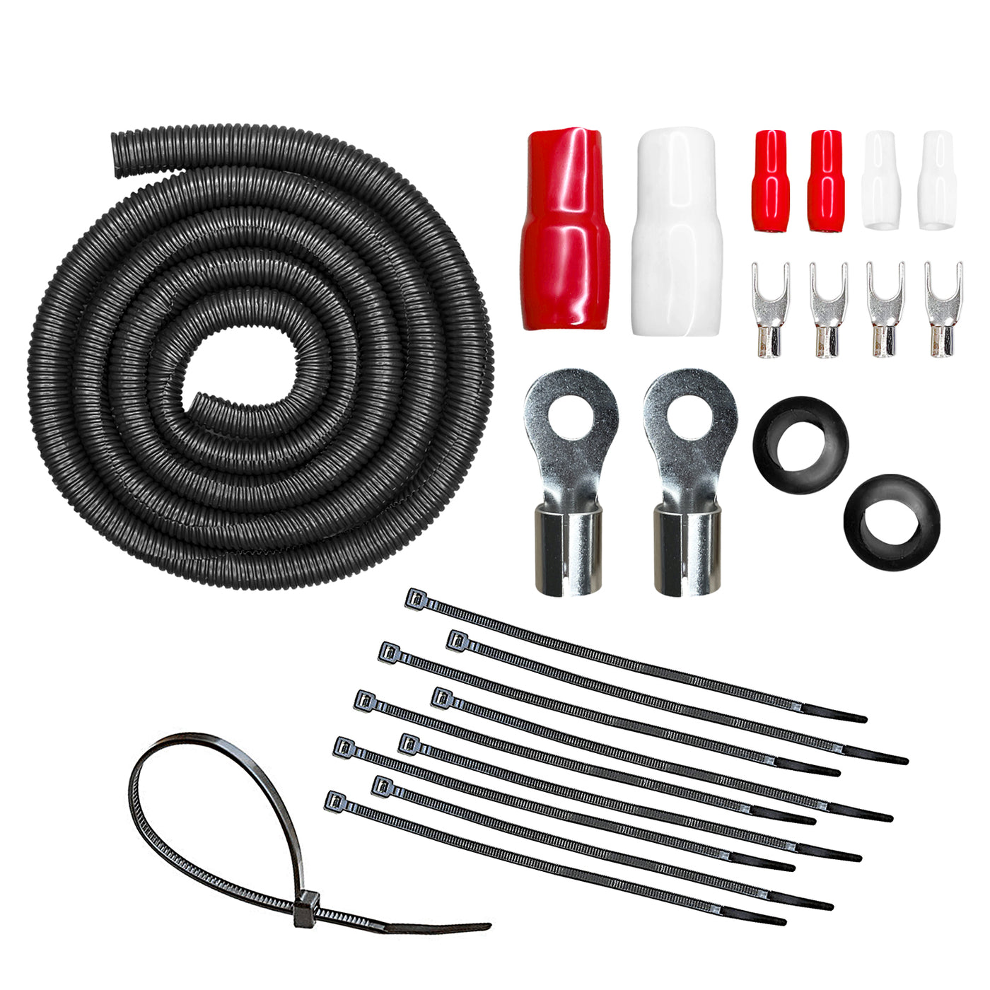 4ga Piecing 4 Gauge CCA 1250 Watt Amplifier Wiring Kit