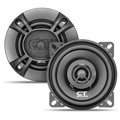 BIO-4-COX // 80 Watts RMS 4 Inch Car Coaxial Speakers, Pair