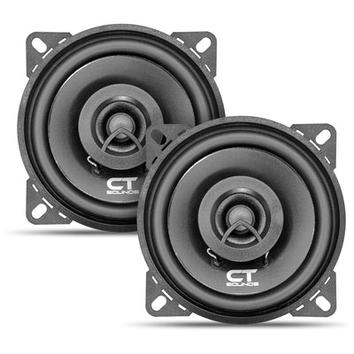 BIO-4-COX // 80 Watts RMS 4 Inch Car Coaxial Speakers, Pair
