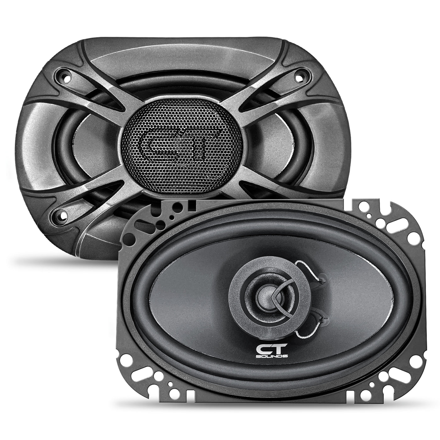 BIO-4X6-COX // 80 Watts RMS 4x6 Inch Car Coaxial Speakers, Pair