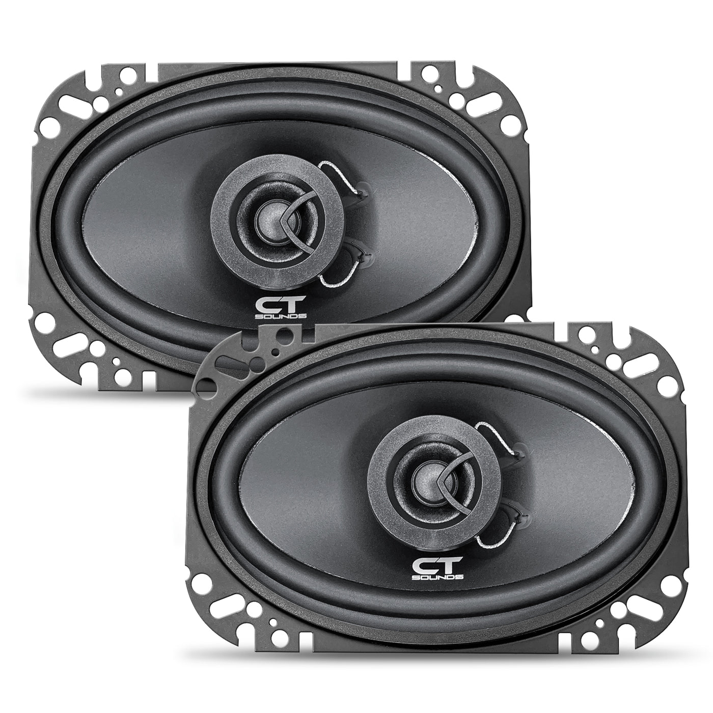 BIO-4X6-COX // 80 Watts RMS 4x6 Inch Car Coaxial Speakers, Pair