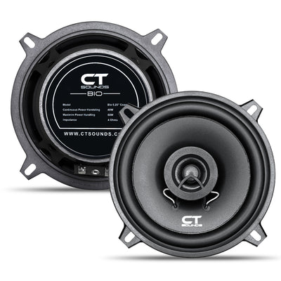 BIO-5-25-COX // 80 Watts RMS 5.25 Inch Car Coaxial Speakers, Pair