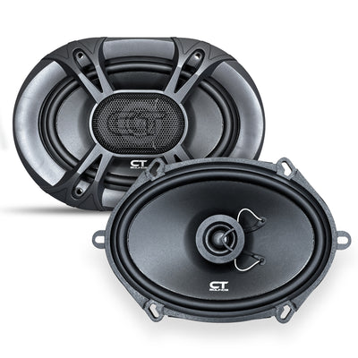 BIO-5X7-COX // 80 Watts RMS 5x7 Inch Car Coaxial Speakers, Pair - CT SOUNDS