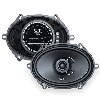 BIO-5X7-COX // 80 Watts RMS 5x7 Inch Car Coaxial Speakers, Pair - CT SOUNDS