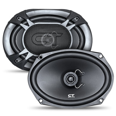 BIO-6X9-COX // 100 Watts RMS 6x9 Inch Car Coaxial Speakers, Pair - CT SOUNDS