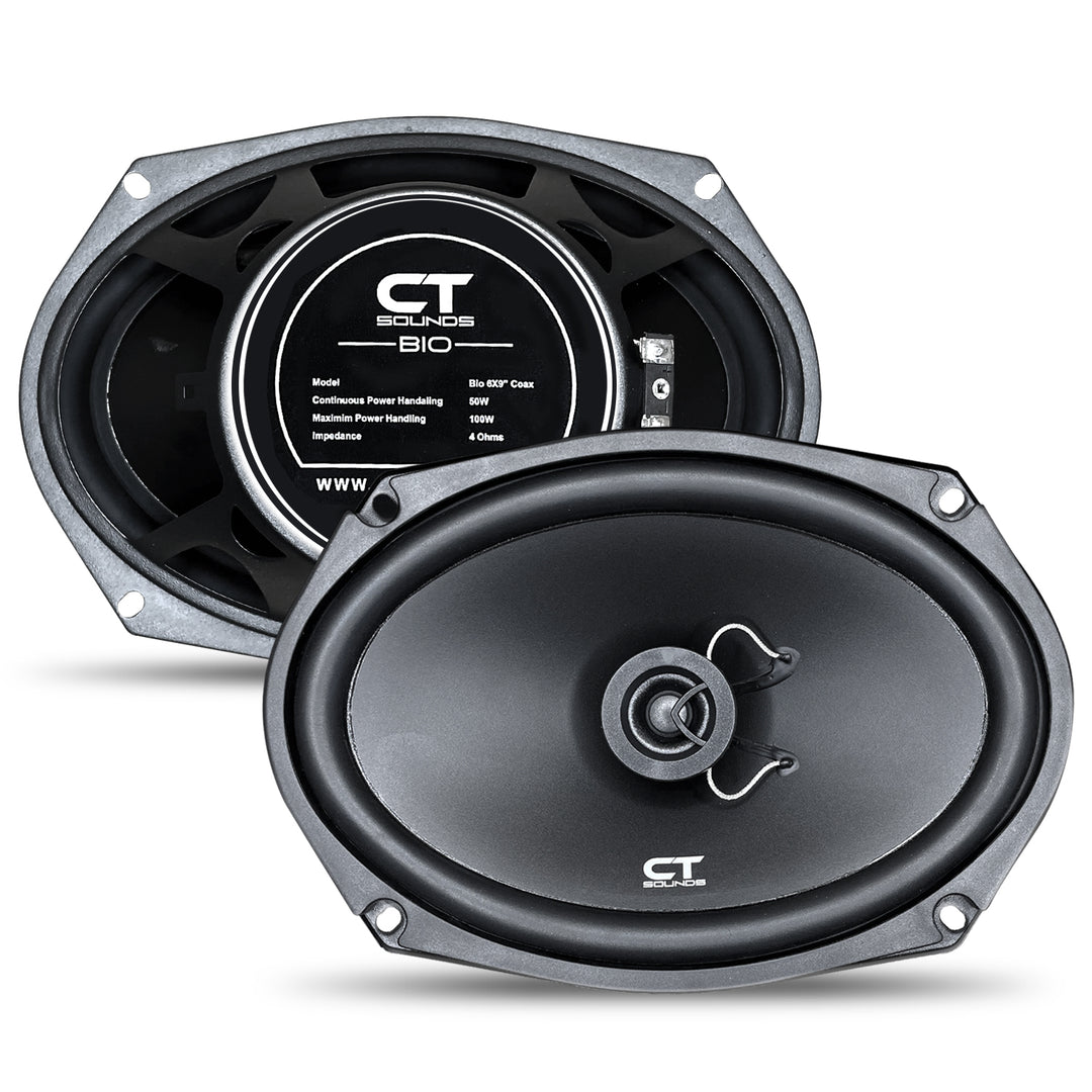 4) JVC CS-DF6920 6x9" 400 Watt 2-Way Car Audio Coaxial Speakers