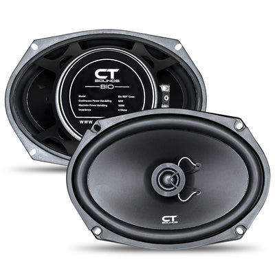 BIO-6X9-COX // 100 Watts RMS 6x9 Inch Car Coaxial Speakers, Pair - CT SOUNDS