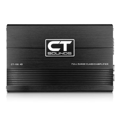 CT-150.4D // 1000 Watts RMS 4-Channel Car Audio Amplifier