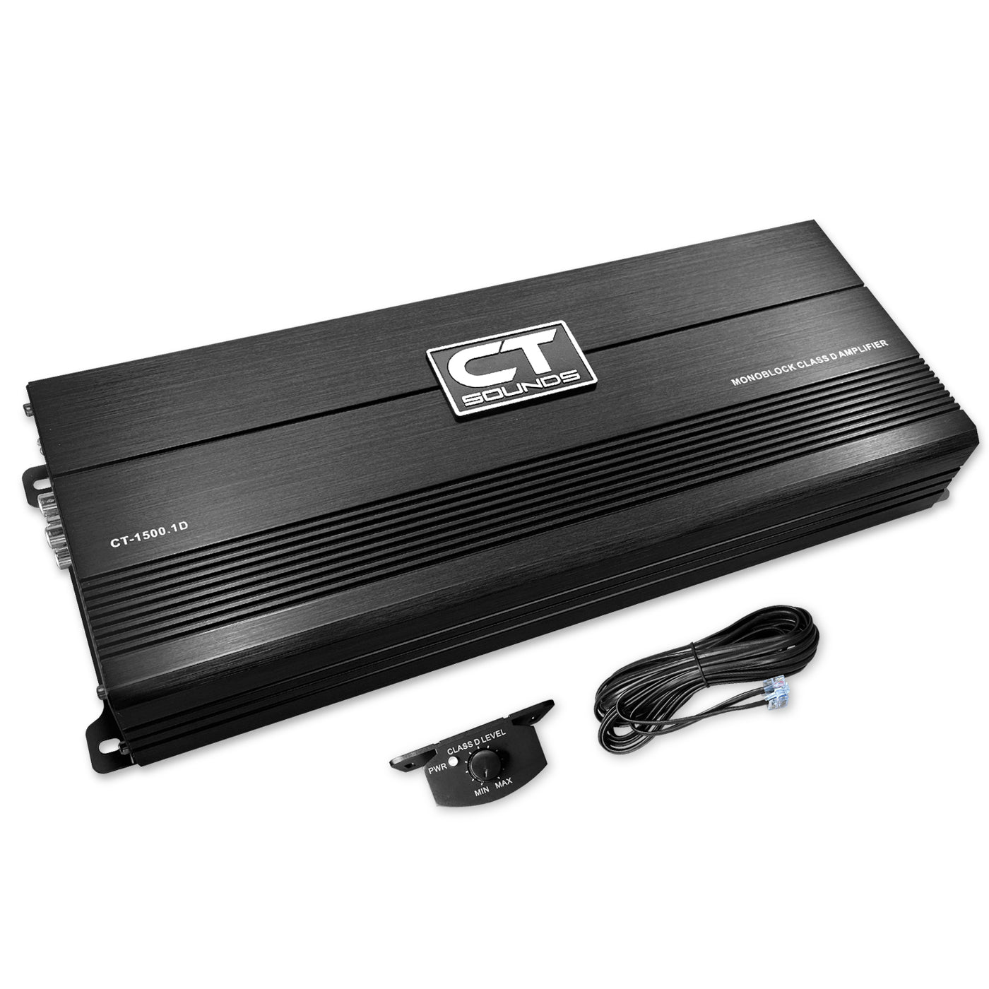 CT-1500.1D // 1500 Watts RMS Monoblock Car Audio Amplifier
