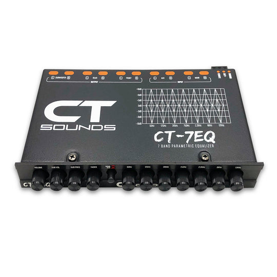 KEYTALK　CD CT-7EQ - 7 Band 1/2 Din Car Audio Equalizer - CT Sounds – CT