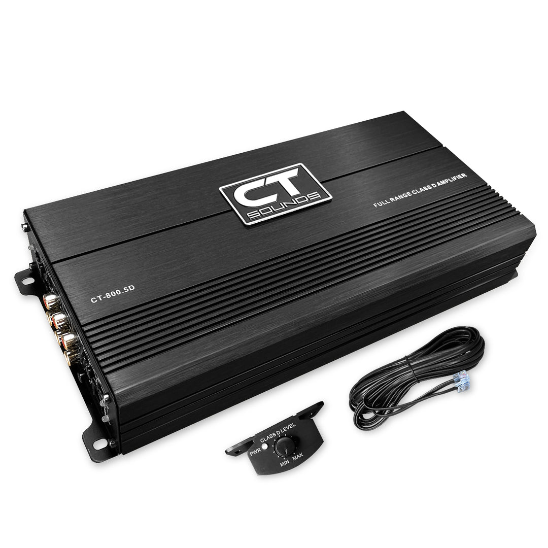 CT-800.5D - 1000W RMS 5-Channel Car Amplifier