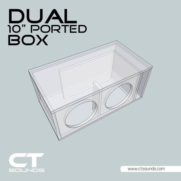 Dual subwoofer hot sale box