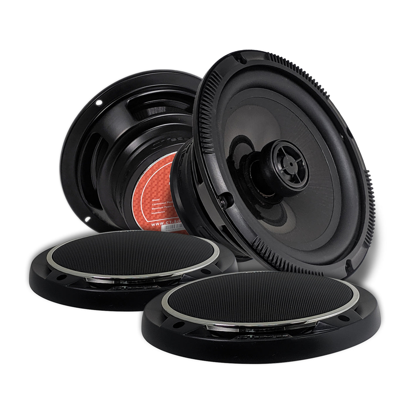 Strato 6.5 Inch Coaxial Speaker Set - CT SOUNDS