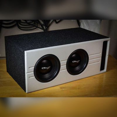 Dual 10 Inch VENTED Subwoofer Box Design - CT SOUNDS