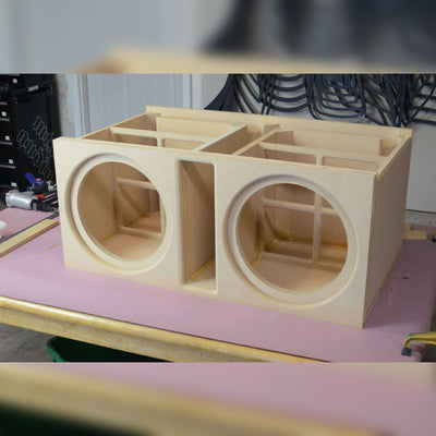 Dual 12 Inch PORTED Subwoofer Box Design - CT SOUNDS