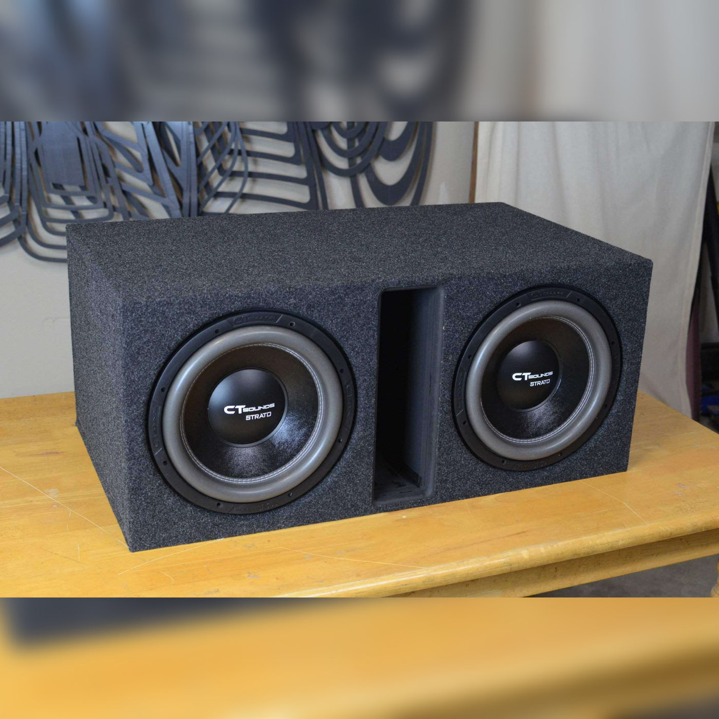Dual 12 Inch PORTED Subwoofer Box Design - CT SOUNDS