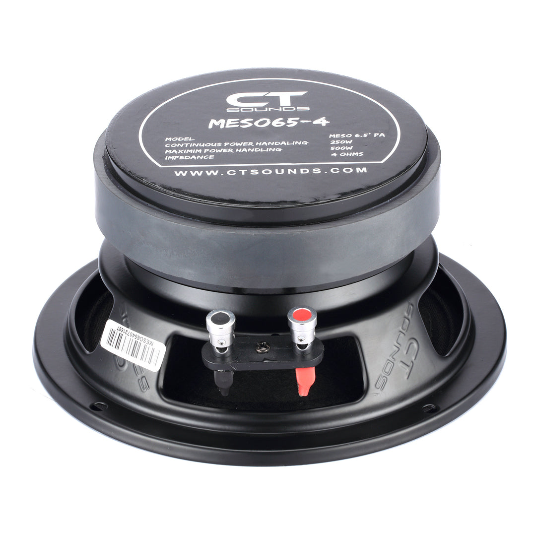 CT Sounds Meso Competition カーオーディオサブウーファー 6.5 Inch D4 Ohm Meso 6.5 D4
