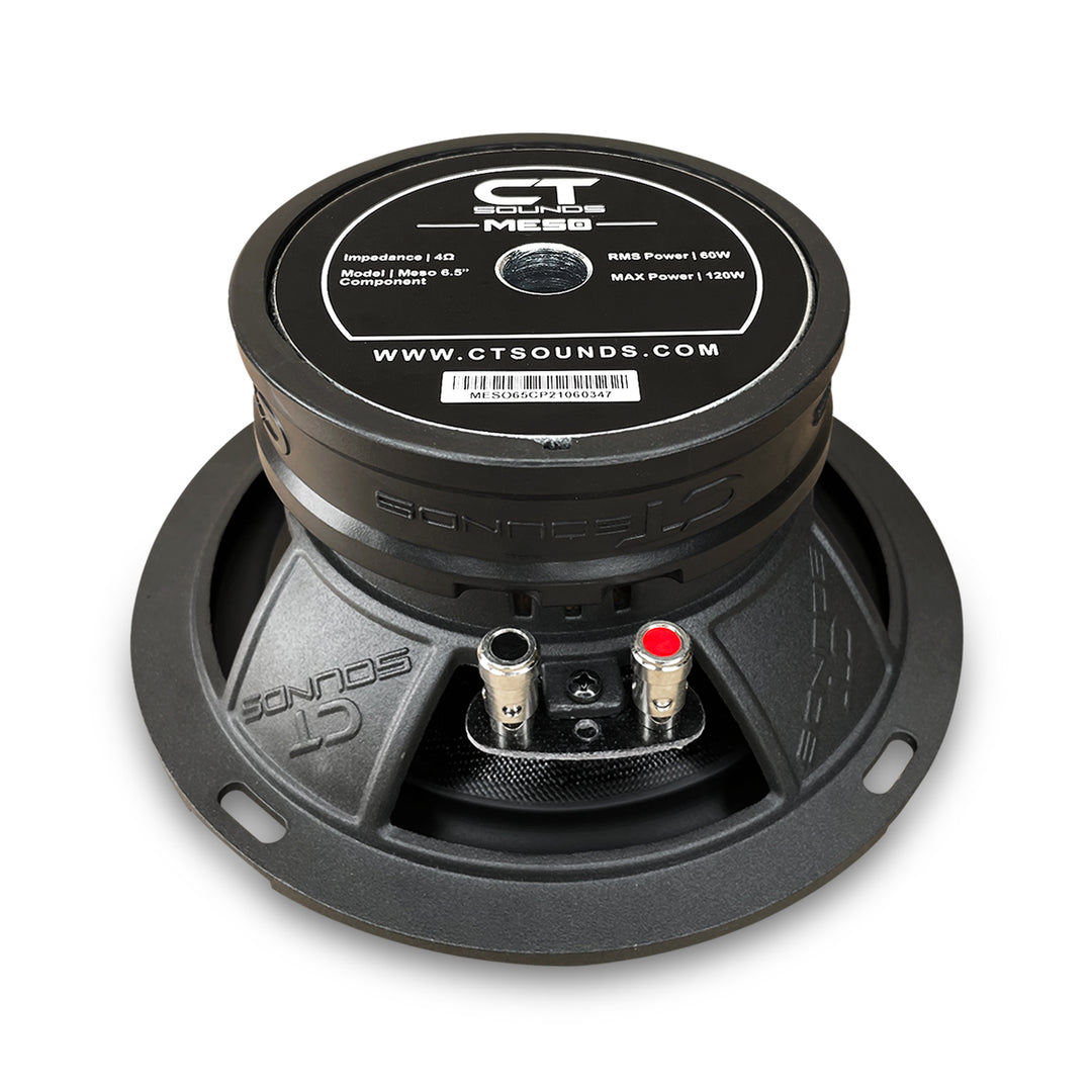 CT Sounds MESO65-4: Altoparlanti Midrange Auto 16,5 Cm – 250 Watt RMS Di Pura Potenza, Suono Professionale