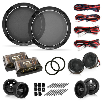 MESO-6-5-COM // Meso 6.5 Inch 320 Watt 2-Way Component Speaker Set