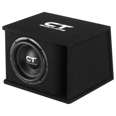 TROPO-1X10D2 // Single 10” 1300-Watt Loaded Tropo Series Ported Car Subwoofer Box