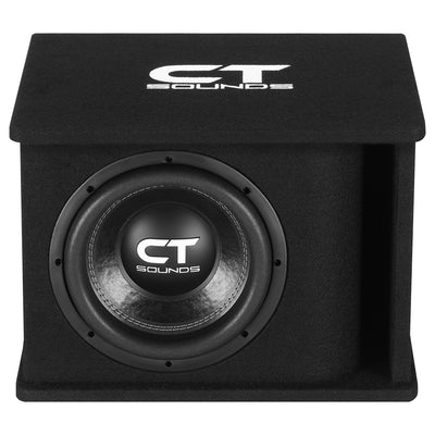 TROPO-1X10D2 // Single 10” 1300-Watt Loaded Tropo Series Ported Car Subwoofer Box