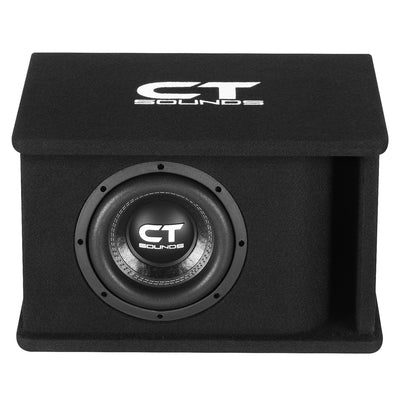 TROPO-1X8D2 // Single 8” 800-Watt Loaded Tropo Series Ported Car Subwoofer Box