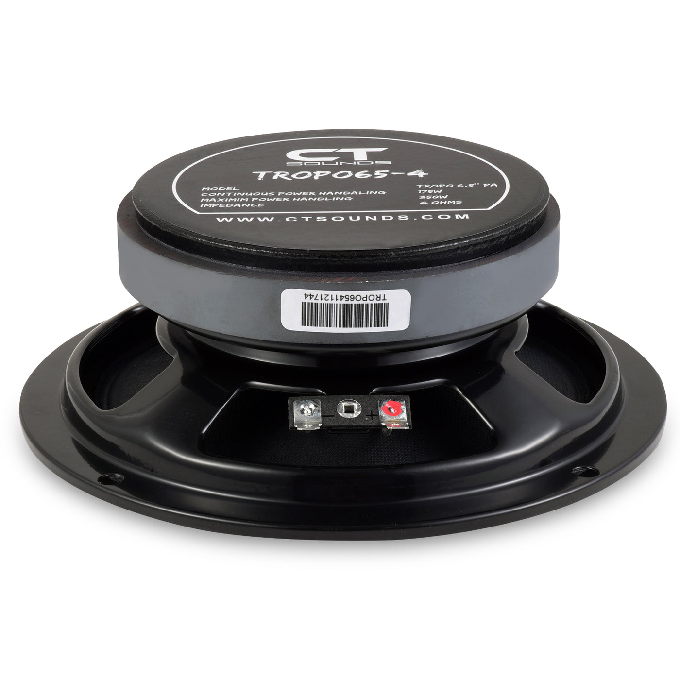 TROPO65-4 // 175 Watt RMS 6.5” Shallow Midrange Speaker