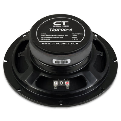 TROPO8-4 // 200 Watt RMS 8” Shallow Midrange Speaker