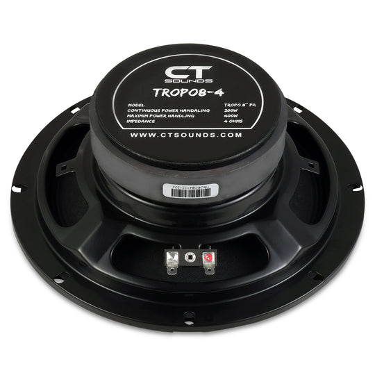 TROPO8-4 - 8” 400 Watt Midrange Speaker - CT Sounds – CT SOUNDS