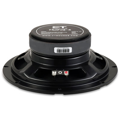 TROPO8-4 // 200 Watt RMS 8” Shallow Midrange Speaker