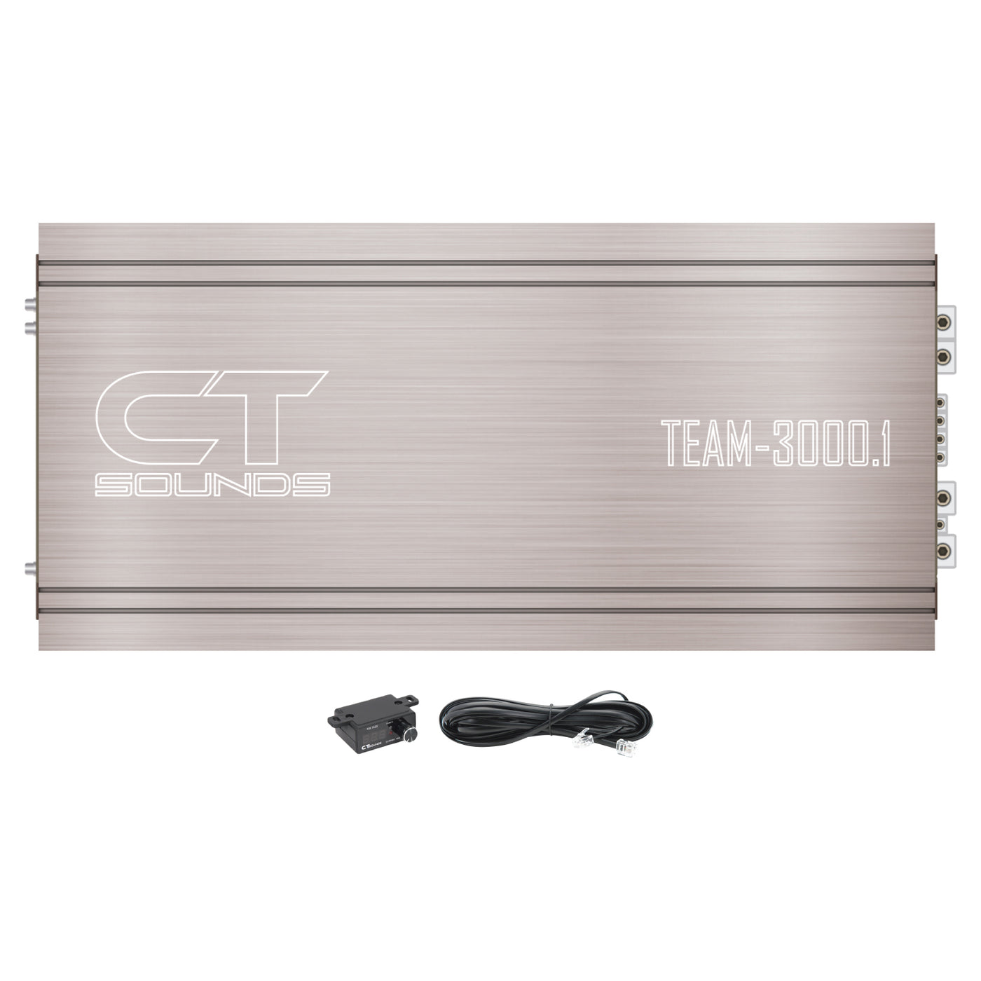 TEAM-3000.1D // 3700 Watts RMS Monoblock Car Audio Amplifier - CT SOUNDS