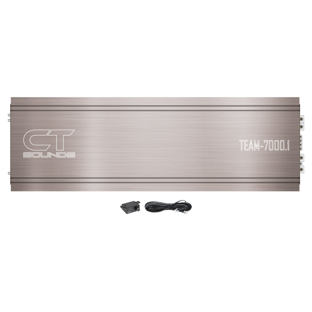 CT Sounds TEAM-7000.1D // 7400 Watts RMS Monoblock Car Audio Amplifier