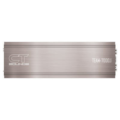 TEAM-7000.1D // 7400 Watts RMS Monoblock Car Audio Amplifier - CT SOUNDS