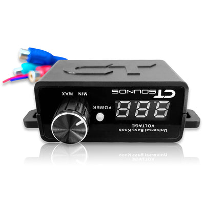 Universal Bass Knob with Digital Voltmeter (Pushable ON/OFF for Amp)